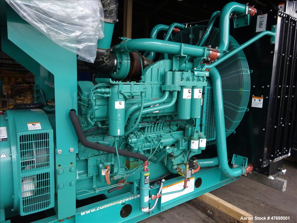 UNUSED Cummins 1000 kW generator model DQFAD. Cummins QST30-G5 engine EPA Tier 2