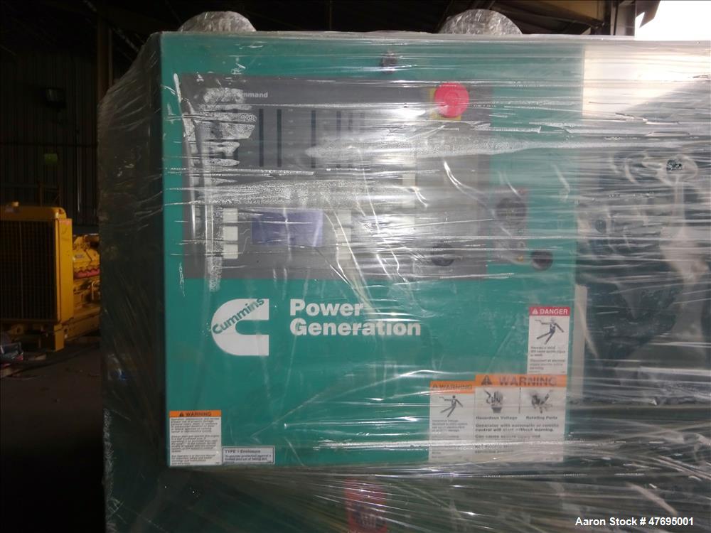 UNUSED Cummins 1000 kW generator model DQFAD. Cummins QST30-G5 engine EPA Tier 2