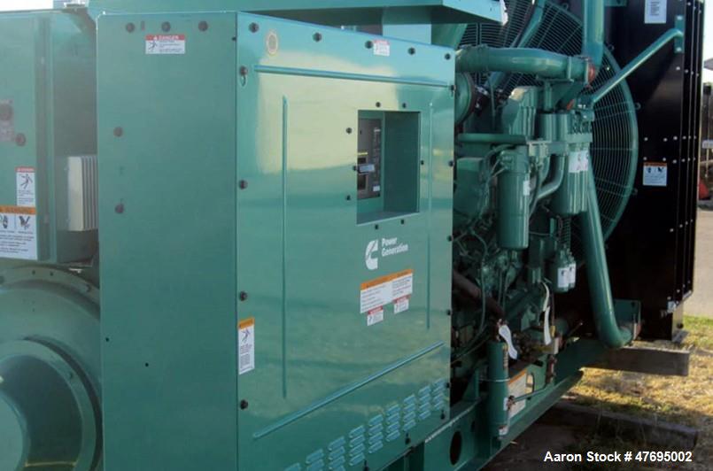UNUSED Cummins 1000 kW diesel generator DQFAD. Cummins QST30-G5 NR2, EPA Tier 2