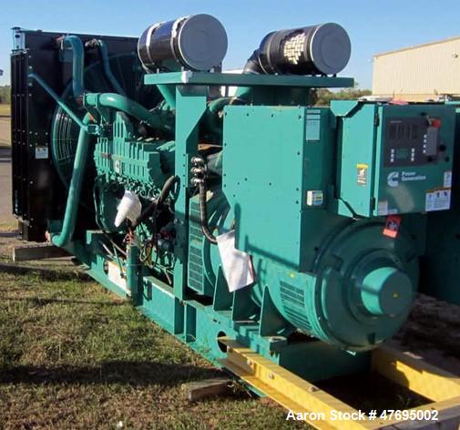 UNUSED Cummins 1000 kW diesel generator DQFAD. Cummins QST30-G5 NR2, EPA Tier 2