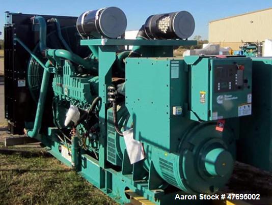 UNUSED Cummins 1000 kW diesel generator DQFAD. Cummins QST30-G5 NR2, EPA Tier 2