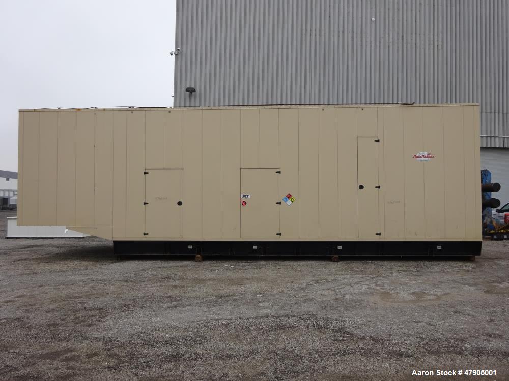 Used Cummins 1250 kW diesel generator DQGAA. Cummins QSK50-G4, EPA Tier 2