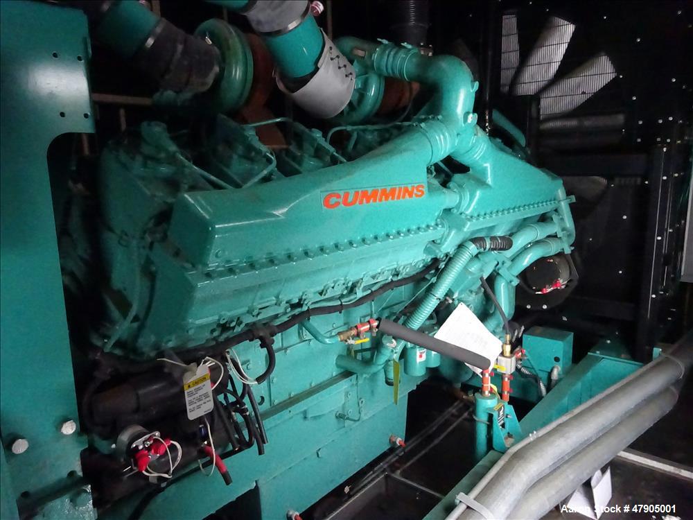 Used Cummins 1250 kW diesel generator DQGAA. Cummins QSK50-G4, EPA Tier 2