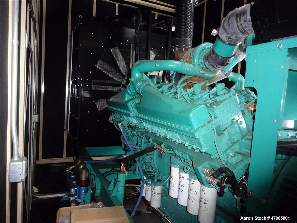 Used Cummins 1250 kW diesel generator DQGAA. Cummins QSK50-G4, EPA Tier 2