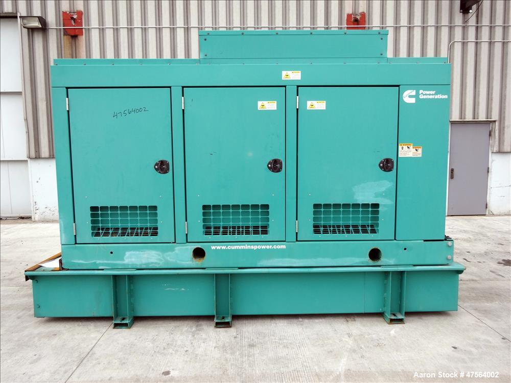 Used Cummins 275 kW diesel generator. Cummins QSM11-G4 NR3 engine EPA Tier 3