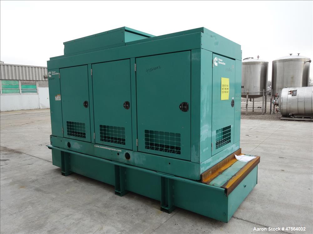 Used Cummins 275 kW diesel generator. Cummins QSM11-G4 NR3 engine EPA Tier 3