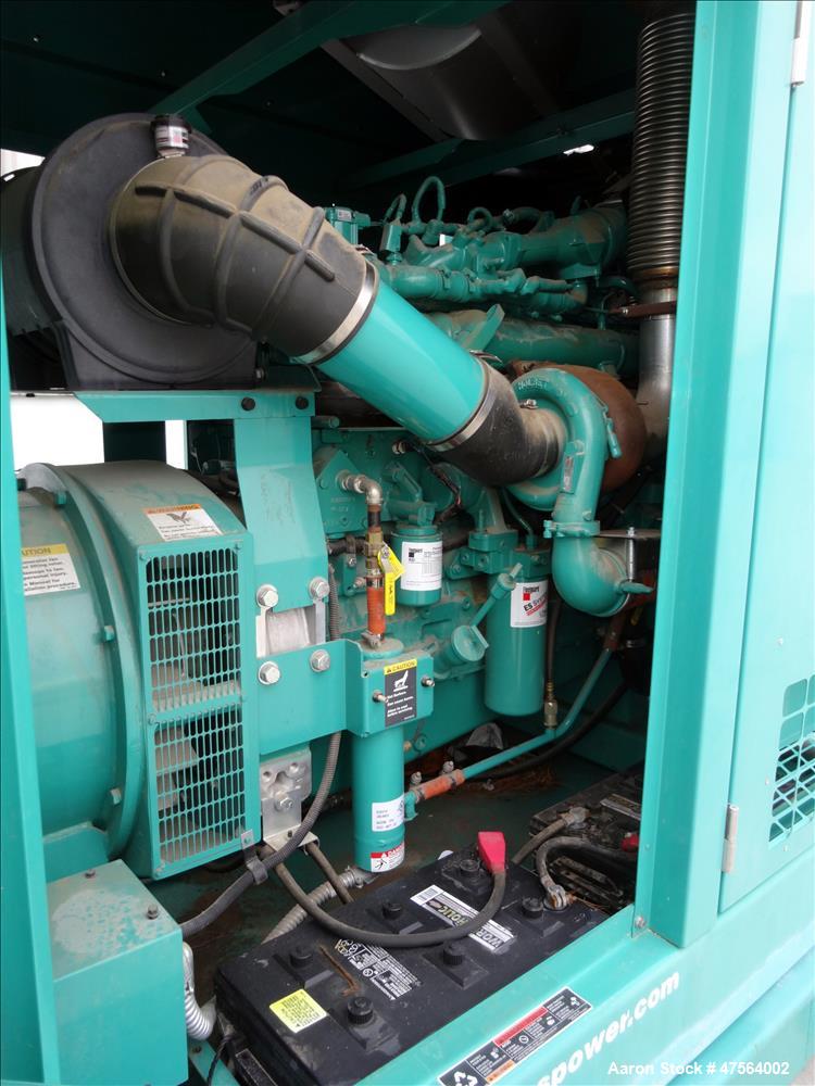 Used Cummins 275 kW diesel generator. Cummins QSM11-G4 NR3 engine EPA Tier 3