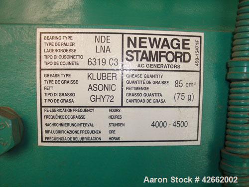 Used Cummins 2000 kW standby (1825kW prime) diesel generator set. Cummins model DQKC - 5587569, SN-B030464768. Cummins QSK60-G6 engine, EPA Tier 1, rated 2920 HP at 1800 RPM. 3/60/4160V. PowerCommand...