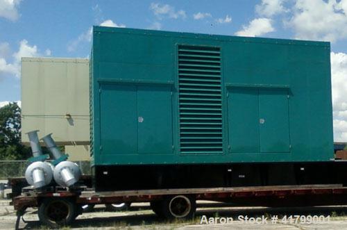 Unused-New Cummins DQKH 2250 kW diesel generator set. Cummins QSK-60-G9 engine 3251 HP @ 1800 RPM, Emmissions-EPA, Tier 1, NR levels CI. 3/60/277/480V.3000 Amp main-line circuit breaker, battery char...