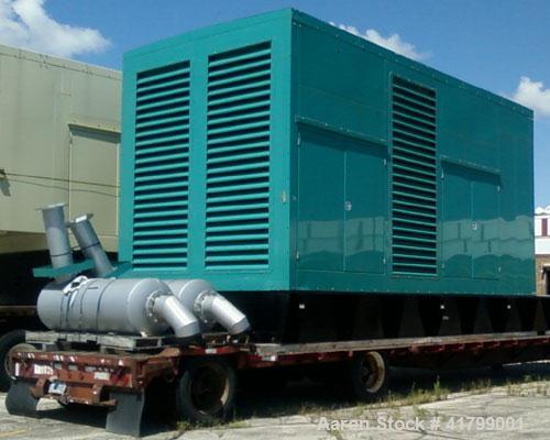 Unused-New Cummins DQKH 2250 kW diesel generator set. Cummins QSK-60-G9 engine 3251 HP @ 1800 RPM, Emmissions-EPA, Tier 1, NR levels CI. 3/60/277/480V.3000 Amp main-line circuit breaker, battery char...