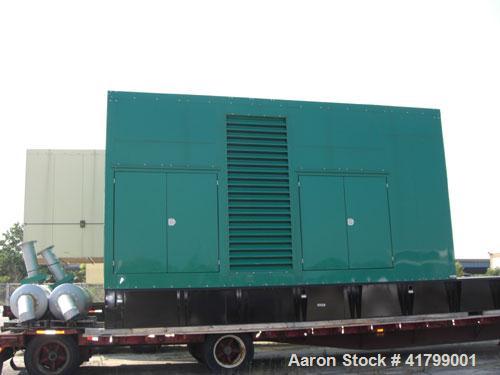Unused-New Cummins DQKH 2250 kW diesel generator set. Cummins QSK-60-G9 engine 3251 HP @ 1800 RPM, Emmissions-EPA, Tier 1, NR levels CI. 3/60/277/480V.3000 Amp main-line circuit breaker, battery char...
