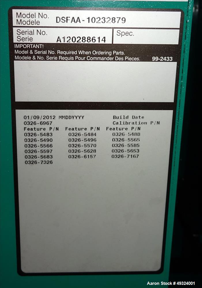 Used Cummins 35kW Standby Diesel Generator Set, Model DSFAA10232879