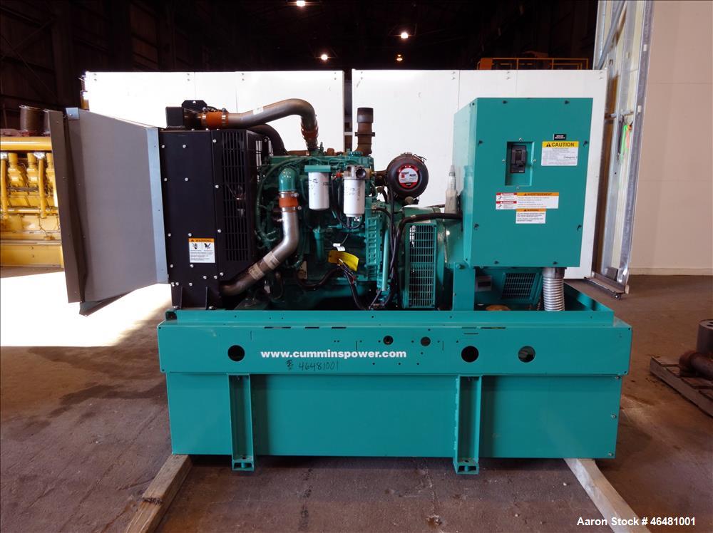 Used Cummins 80 kW diesel generator model DSFAE. Cummins QSB5-G3, EPA tier 3