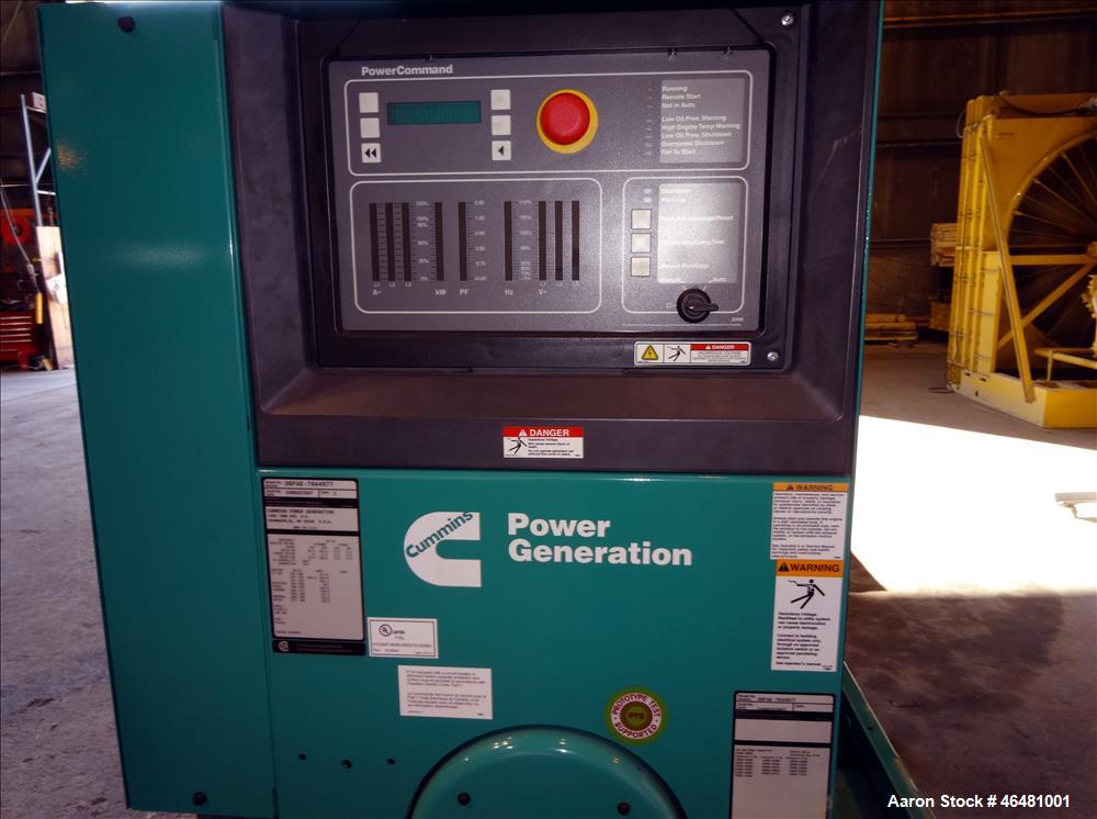 Used Cummins 80 kW diesel generator model DSFAE. Cummins QSB5-G3, EPA tier 3