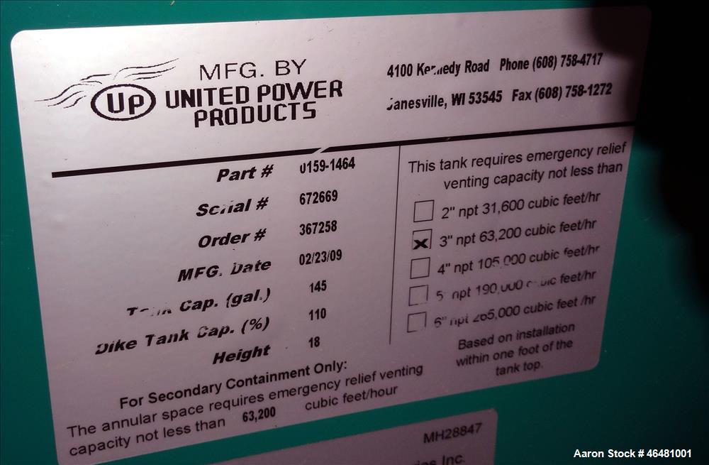 Used Cummins 80 kW diesel generator model DSFAE. Cummins QSB5-G3, EPA tier 3