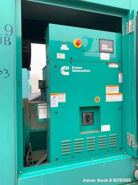 Used Cummins 100 KW Standby Portable / Trailered Diesel Generator Set