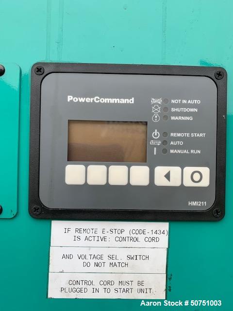 Used Cummins 100 KW Standby Portable / Trailered Diesel Generator Set