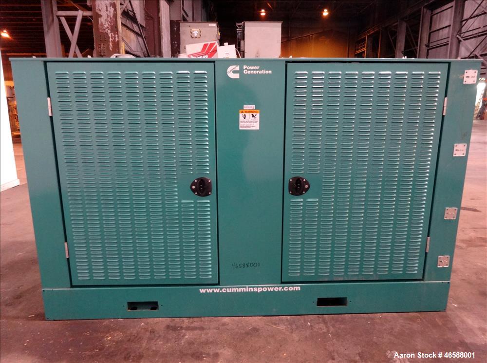 Used Cummins 200 kW diesel generator model DSGAE. Cummins QSB7-G5 NR3 engine.