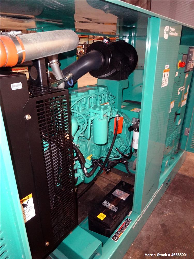 Used Cummins 200 kW diesel generator model DSGAE. Cummins QSB7-G5 NR3 engine.