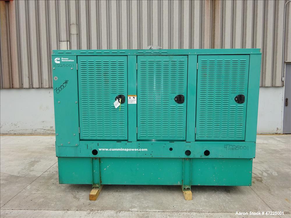 Used Cummins 150 kW, model DSHAA. Cummins QSL9-G0 engine, EPA Tier 3.