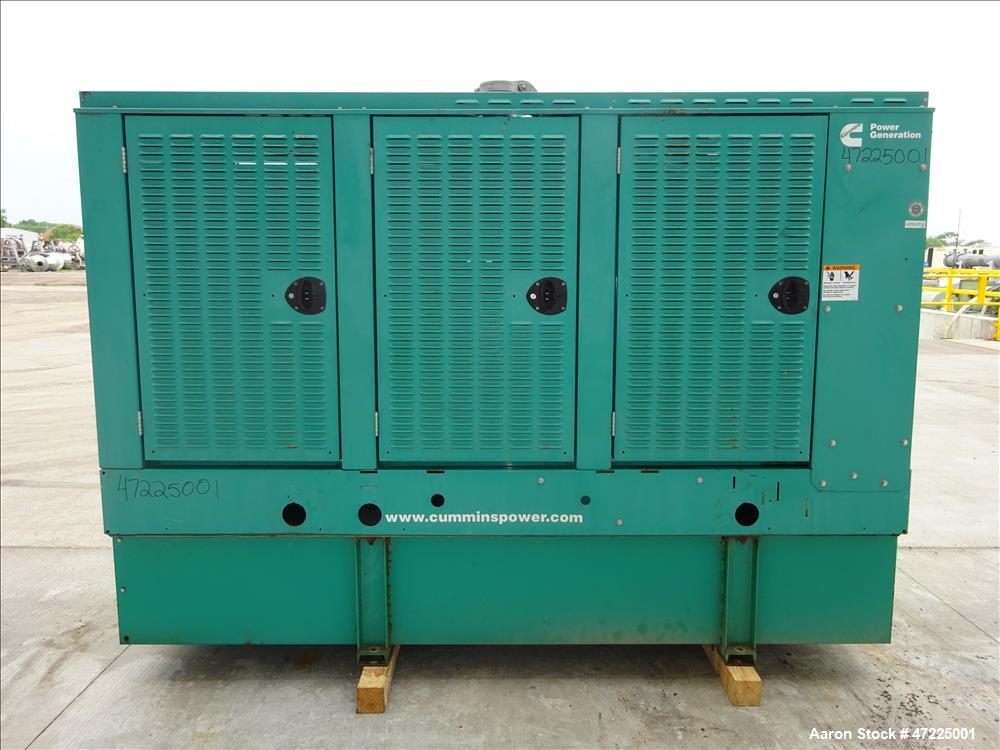 Used Cummins 150 kW, model DSHAA. Cummins QSL9-G0 engine, EPA Tier 3.