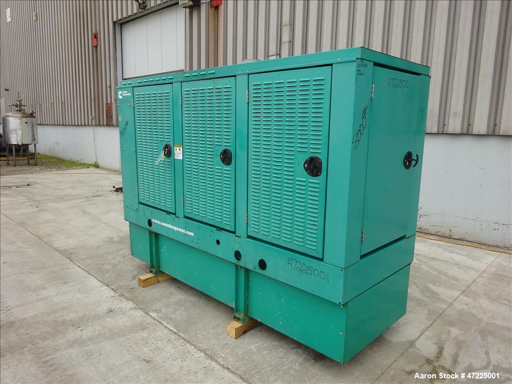 Used Cummins 150 kW, model DSHAA. Cummins QSL9-G0 engine, EPA Tier 3.