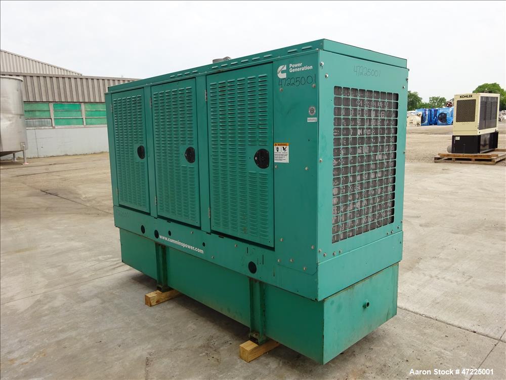 Used Cummins 150 kW, model DSHAA. Cummins QSL9-G0 engine, EPA Tier 3.