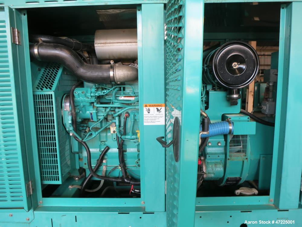 Used Cummins 150 kW, model DSHAA. Cummins QSL9-G0 engine, EPA Tier 3.