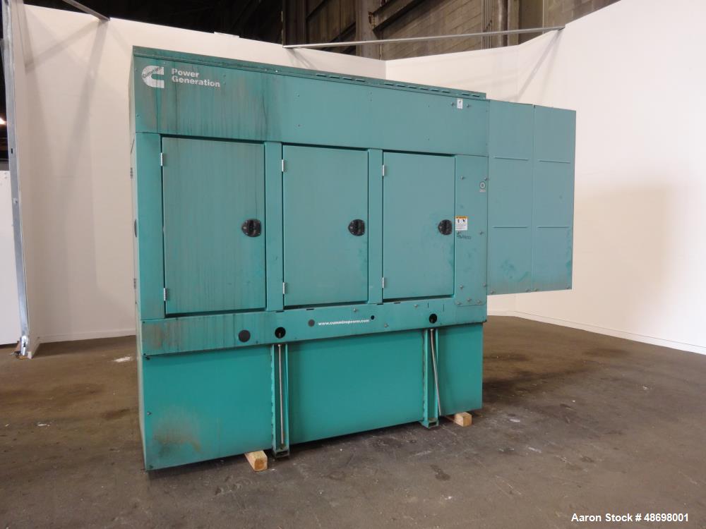 Used Cummins 125 kW standby diesel generator set, model DSHAE-5937546, SN-J0701