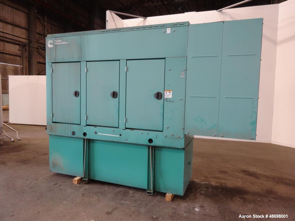 Used Cummins 125 kW standby diesel generator set, model DSHAE-5937546, SN-J0701