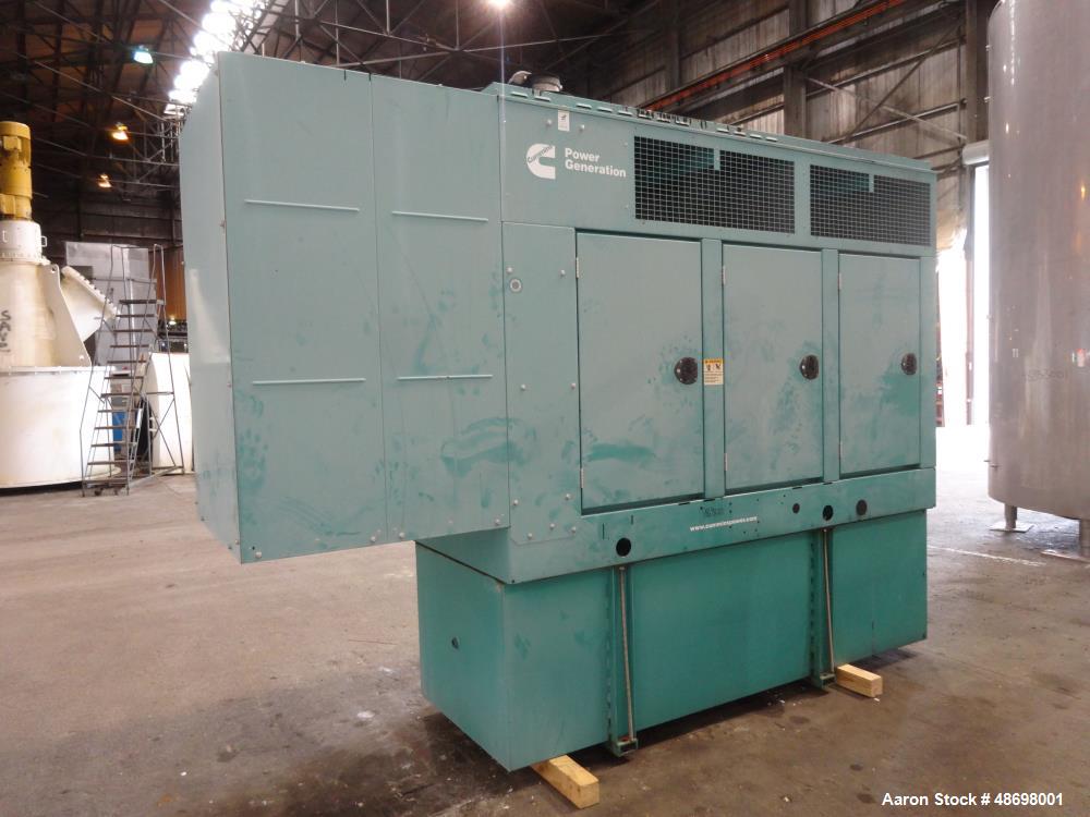 Used Cummins 125 kW standby diesel generator set, model DSHAE-5937546, SN-J0701