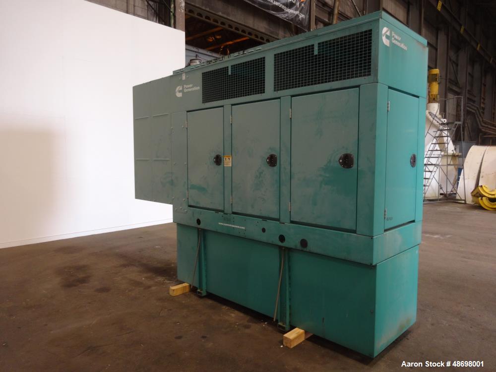 Used Cummins 125 kW standby diesel generator set, model DSHAE-5937546, SN-J0701