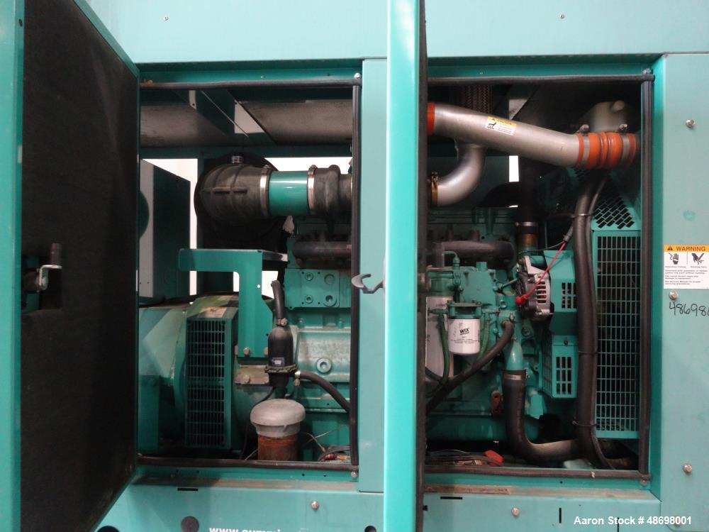 Used Cummins 125 kW standby diesel generator set, model DSHAE-5937546, SN-J0701