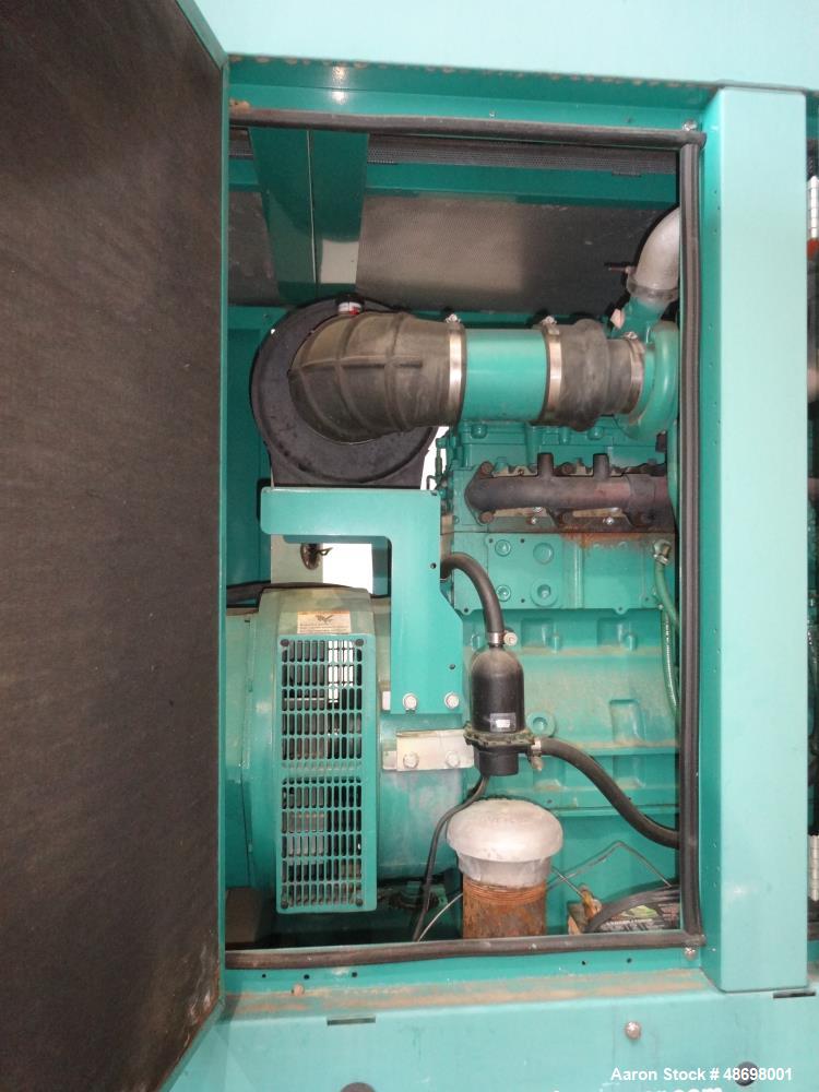 Used Cummins 125 kW standby diesel generator set, model DSHAE-5937546, SN-J0701