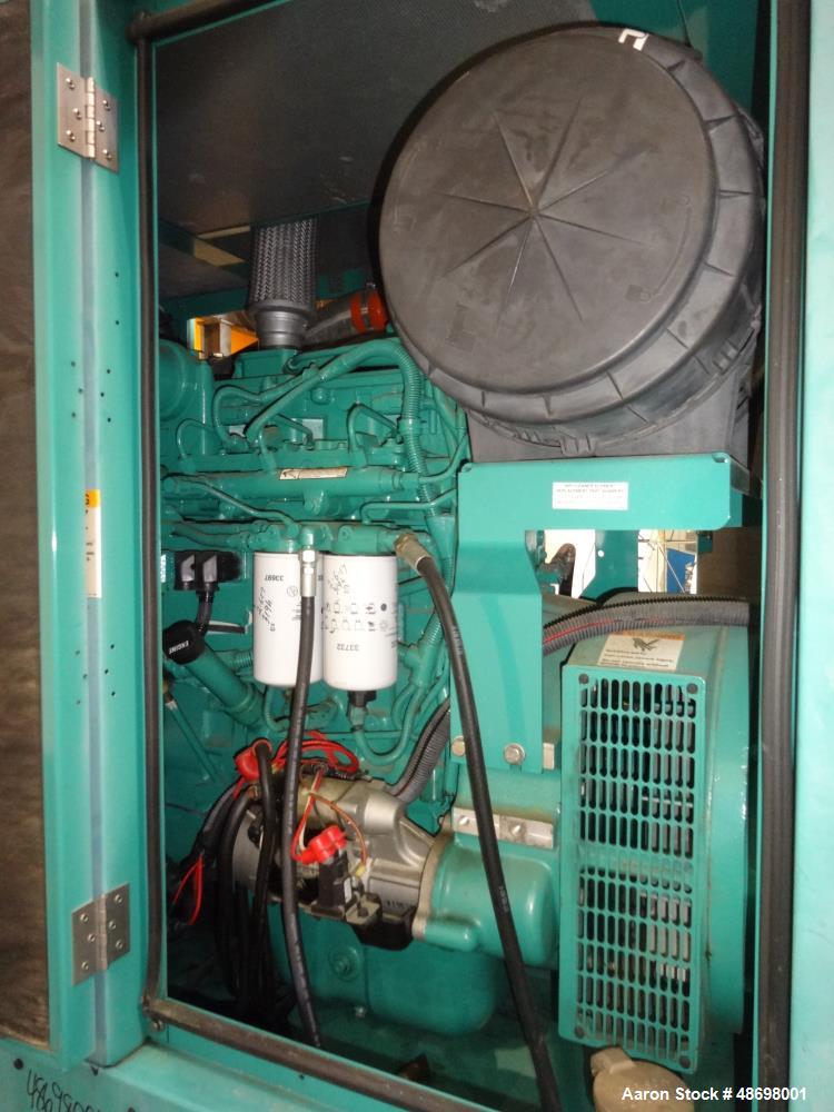 Used Cummins 125 kW standby diesel generator set, model DSHAE-5937546, SN-J0701