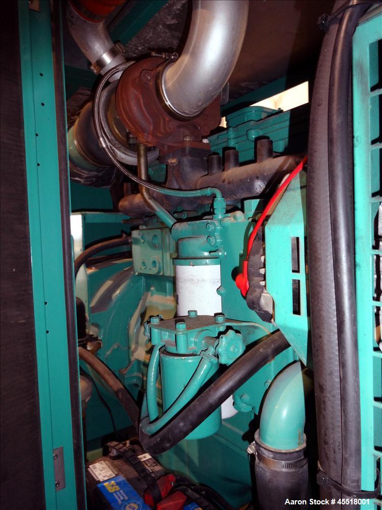 Used Cummins 100 kW standby (90kW prime) diesel generator set, model DSHAF-70888175 SN-D080174735. Cummins QSL9-G2 nonroad 3, EPA tier 3 engine, rated 364 HP at 1800 RPM. 3/60/120/208V reconnectable ...