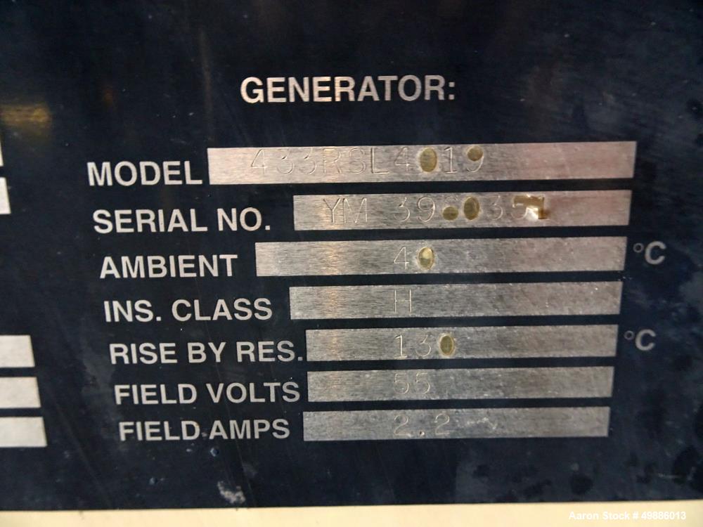 Used Energy Dynamics 350 kW Standby Diesel Generator Set, Model EDI-350-CB