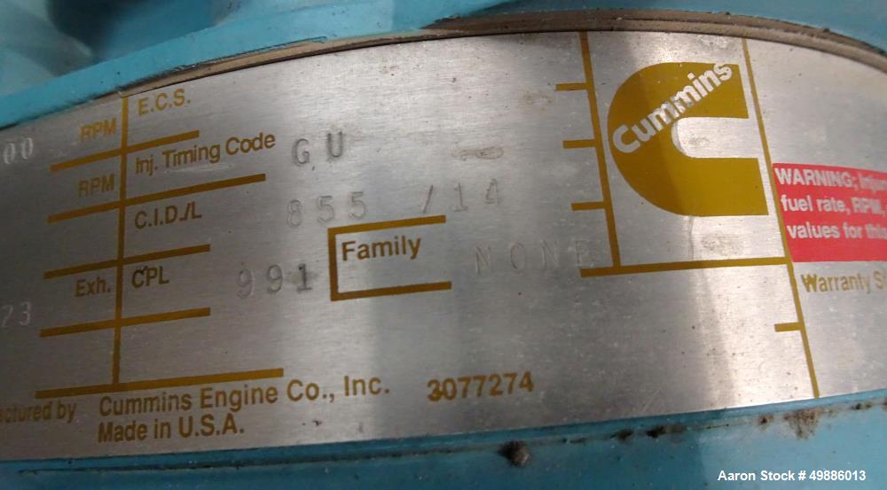 Used Energy Dynamics 350 kW Standby Diesel Generator Set, Model EDI-350-CB