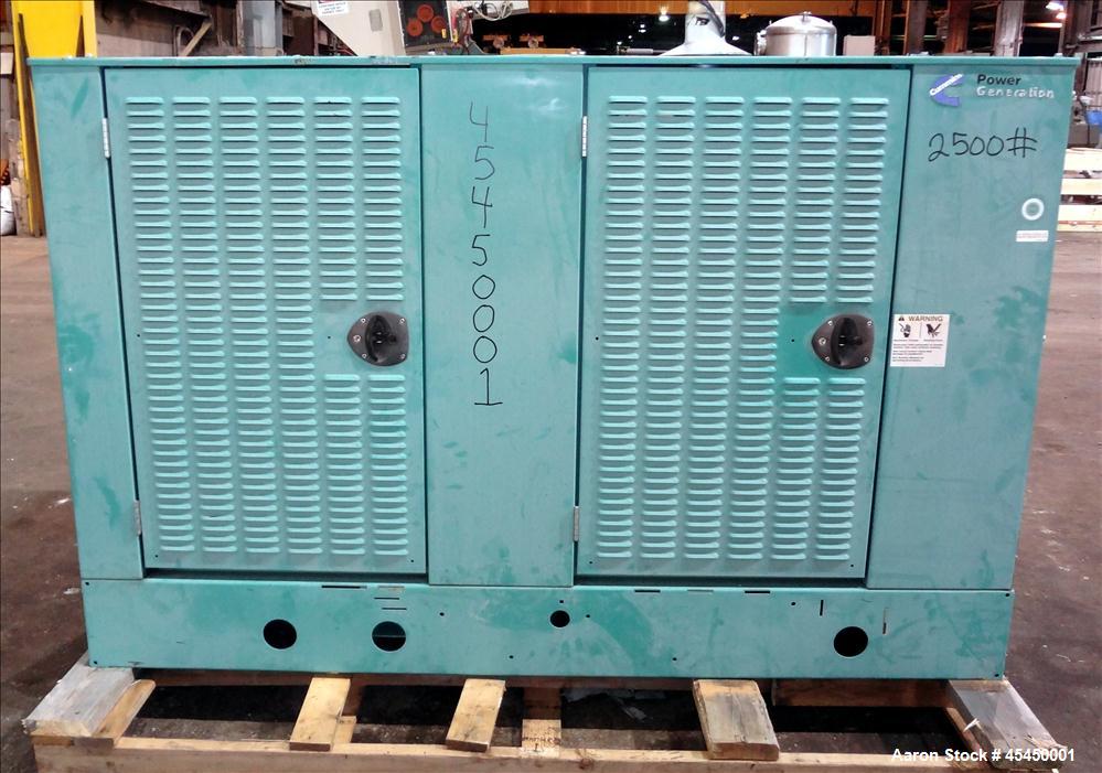 Used Cummins 42 kW Standby Natural Gas Generator Set, Model GGFE-5583726