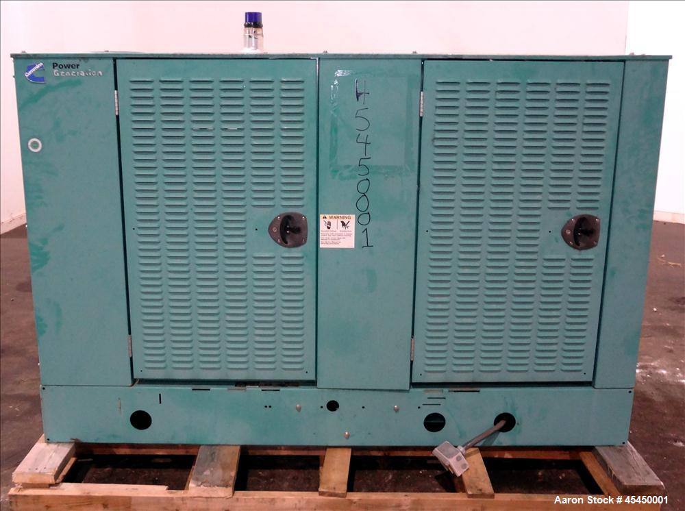 Used Cummins 42 kW Standby Natural Gas Generator Set, Model GGFE-5583726