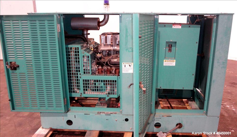 Used Cummins 42 kW Standby Natural Gas Generator Set, Model GGFE-5583726