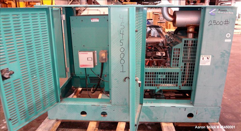 Used Cummins 42 kW Standby Natural Gas Generator Set, Model GGFE-5583726