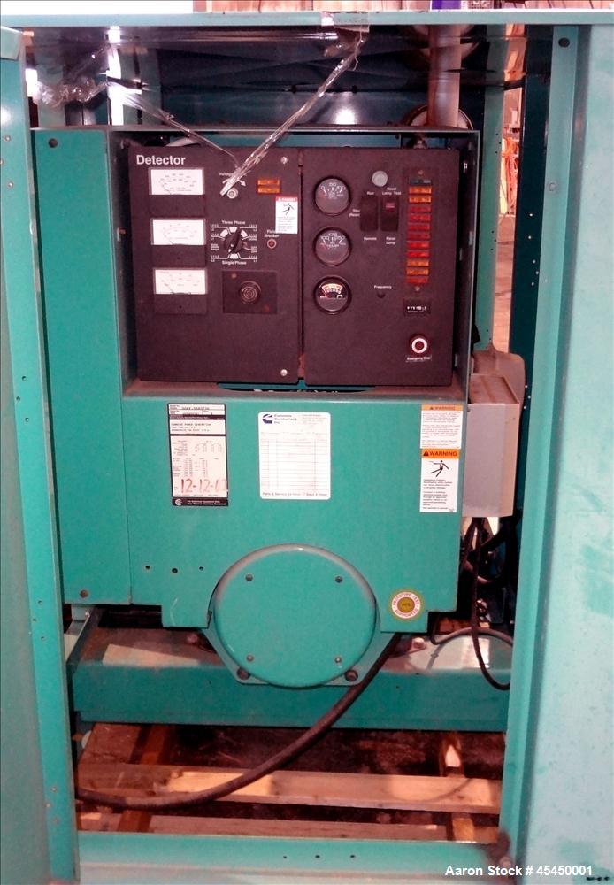 Used Cummins 42 kW Standby Natural Gas Generator Set, Model GGFE-5583726