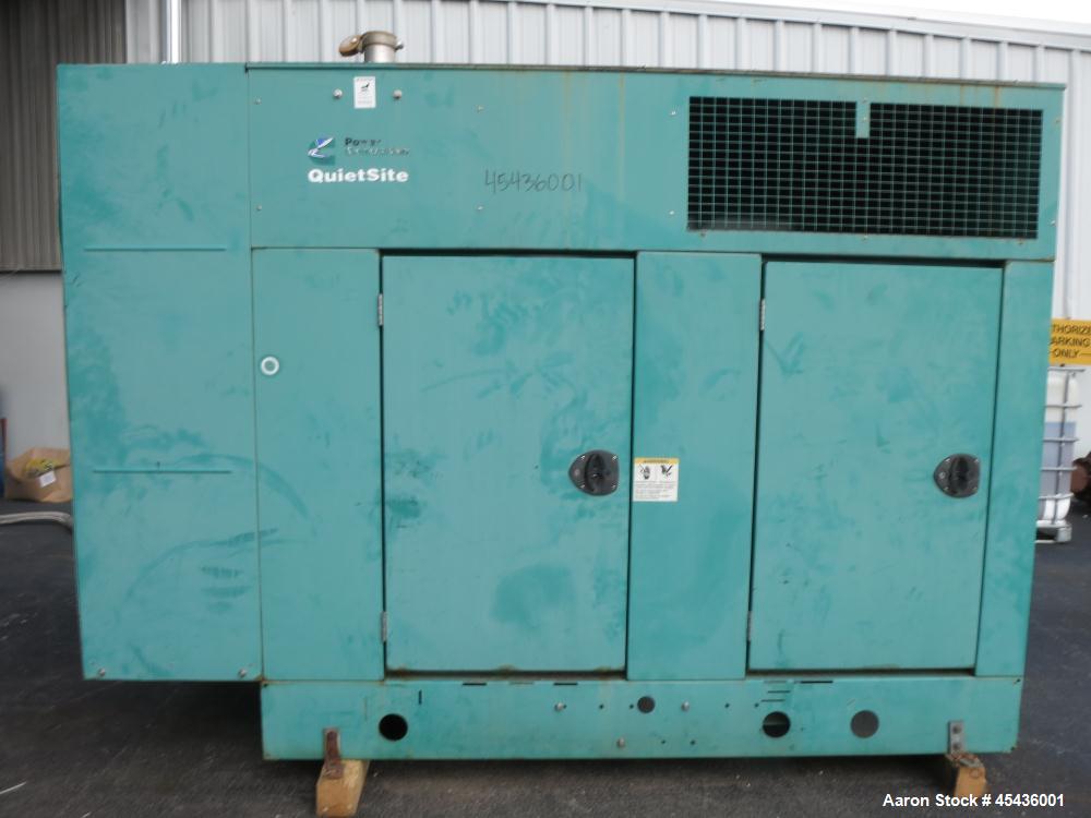 Used Cummins 35 kW Standby Natural Gas Generator Set, Model GGFD-5006605
