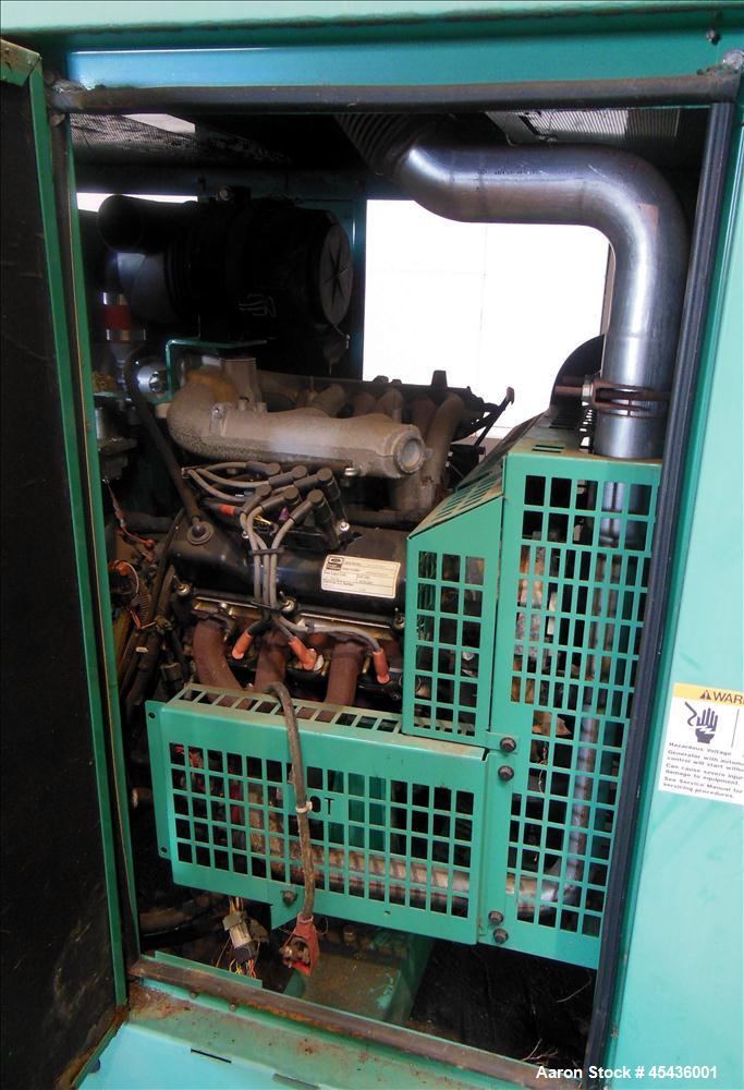 Used Cummins 35 kW Standby Natural Gas Generator Set, Model GGFD-5006605