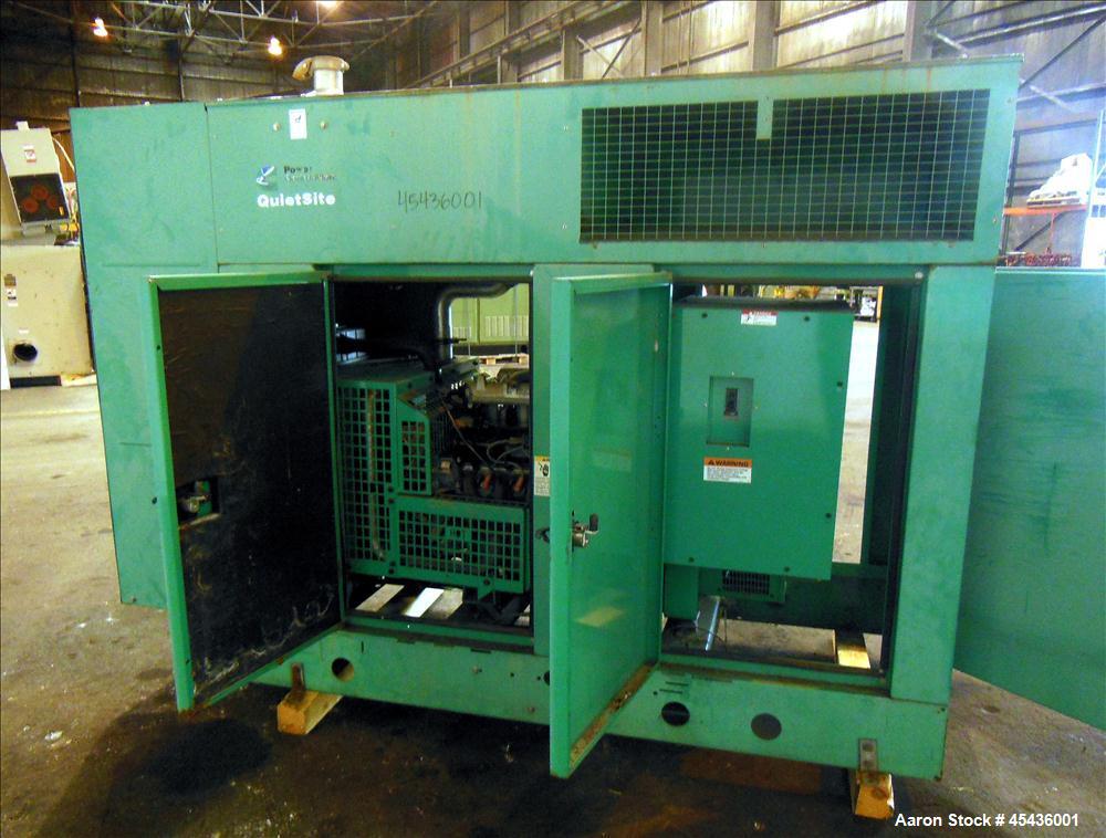 Used Cummins 35 kW Standby Natural Gas Generator Set, Model GGFD-5006605