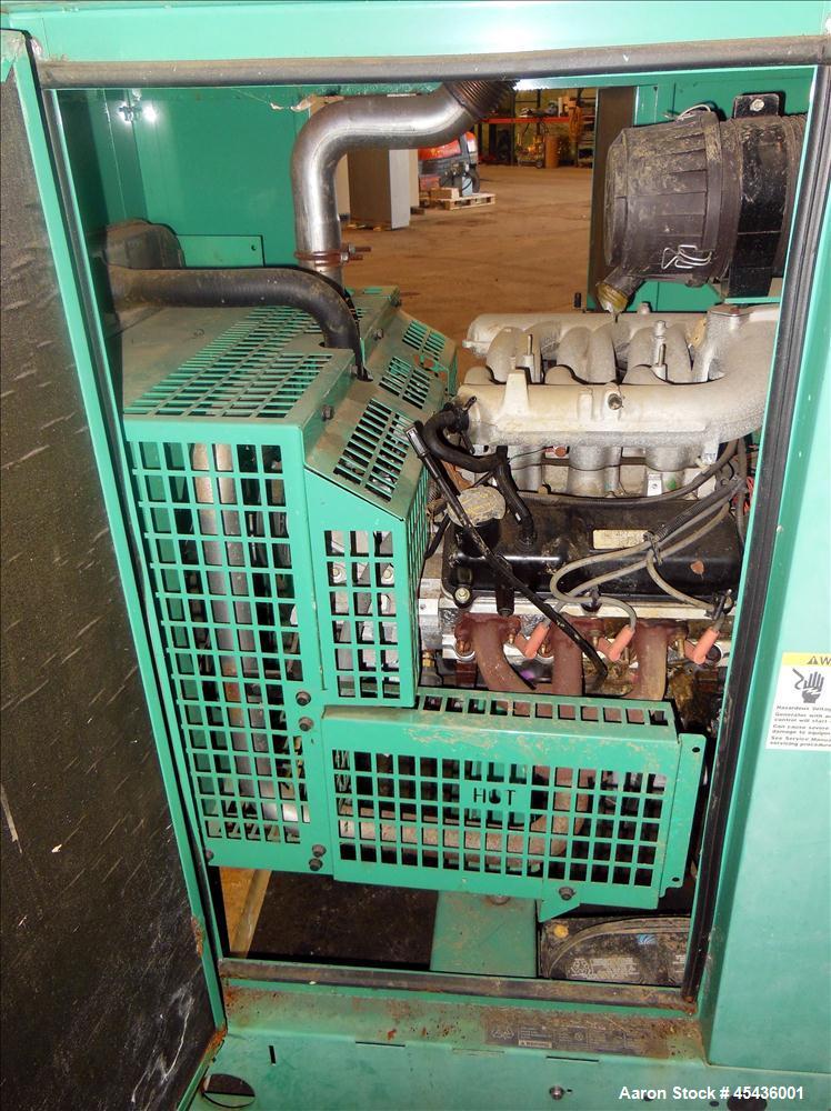 Used Cummins 35 kW Standby Natural Gas Generator Set, Model GGFD-5006605