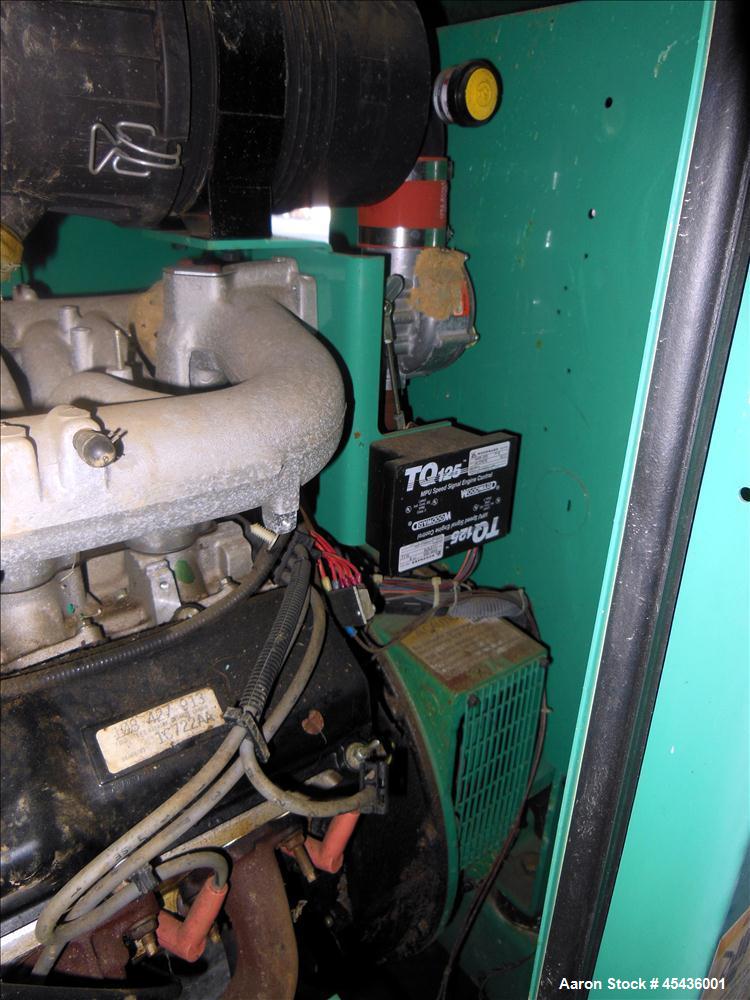 Used Cummins 35 kW Standby Natural Gas Generator Set, Model GGFD-5006605
