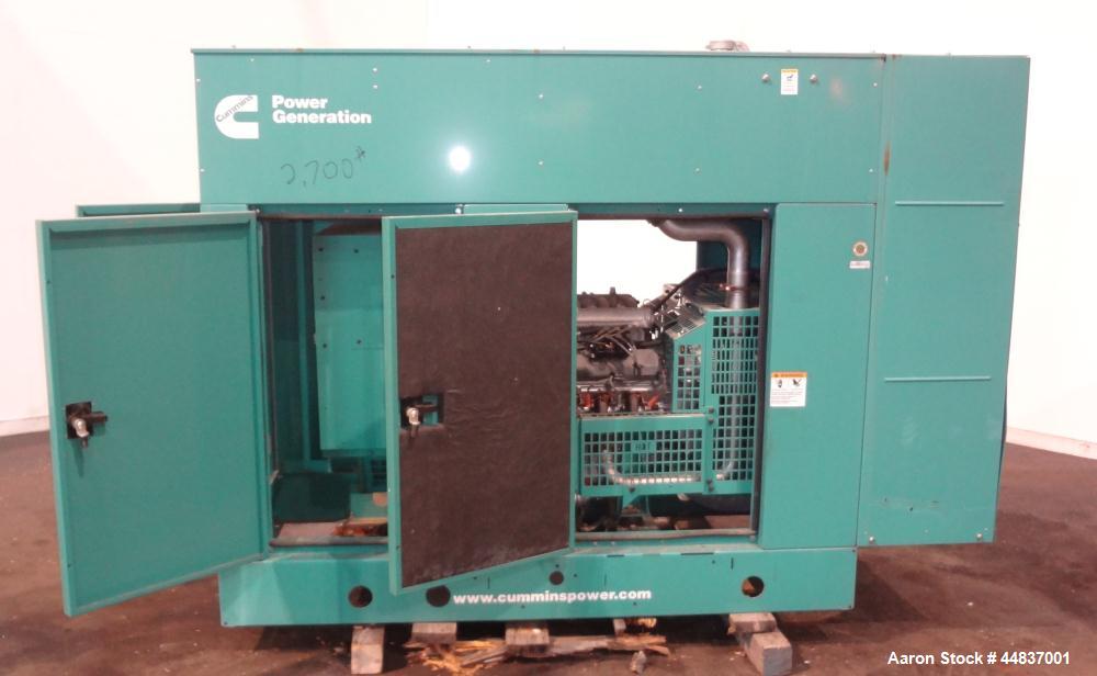Unused- Cummins 35 kW Standby (30 kW Prime) Natural Gas Generator Set. Cummins model GGFD-7556373, serial #L080227663. Ford ESG-642 engine rated 74 hp @ 1800 rpm, 3/60/277/480V. Currently set up 1/60...
