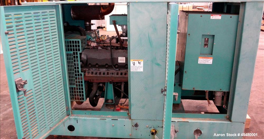 Used Cummins 60 kW natural gas generator, model GGHE. Ford WSG-1068 6.8L engine